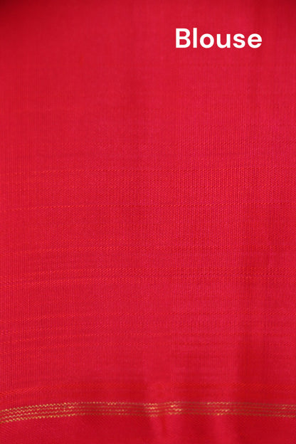 Handloom Contrast Kanjeevaram Silk Saree AJ203173
