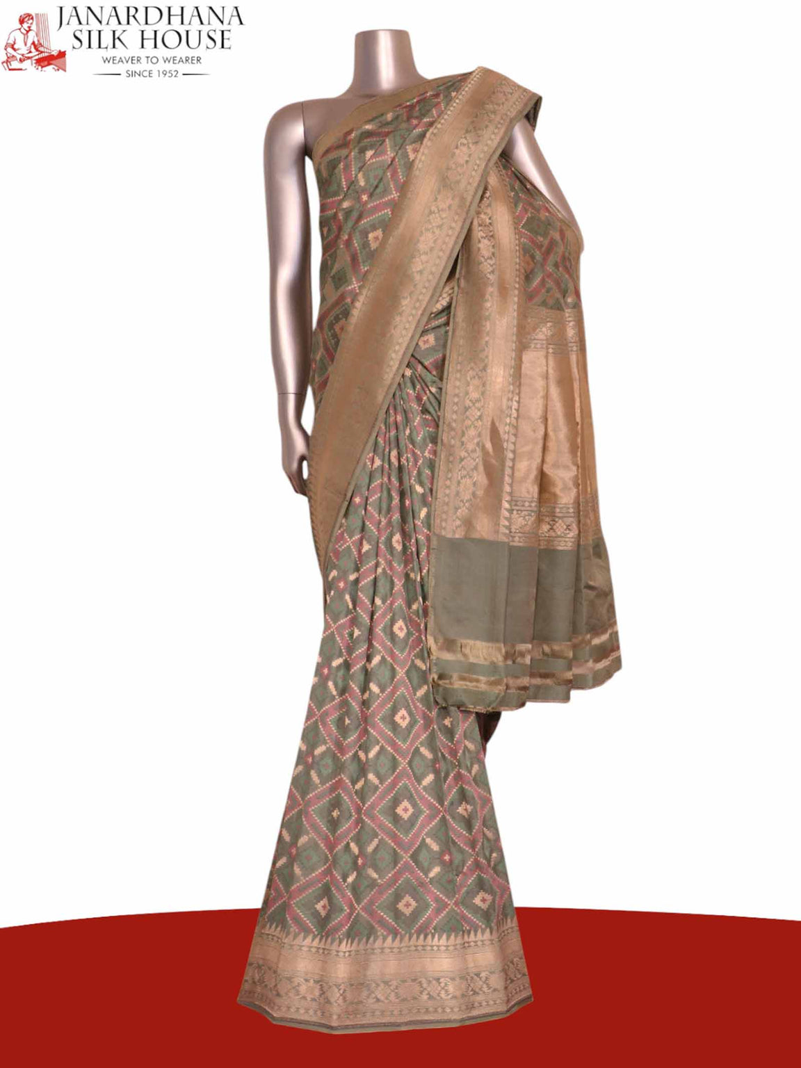 Designer Grand Wedding Banarasi Silk Saree AK206118
