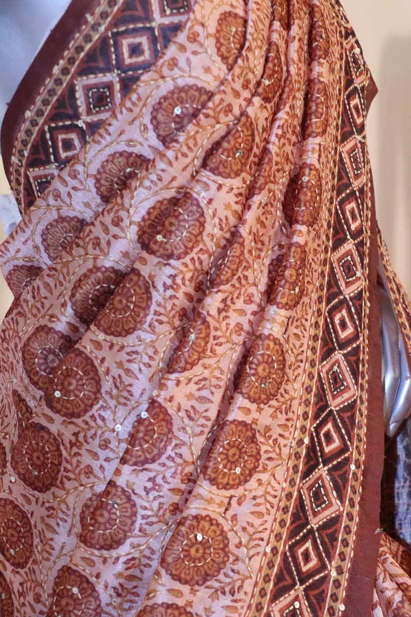 Embroidery Art Silk Saree AI209349