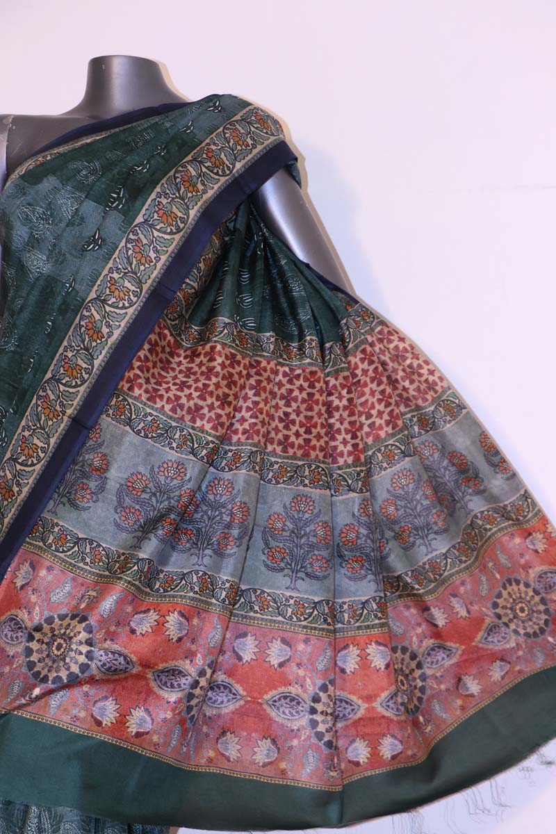 Designer Printed Pure Silk Saree AI207485