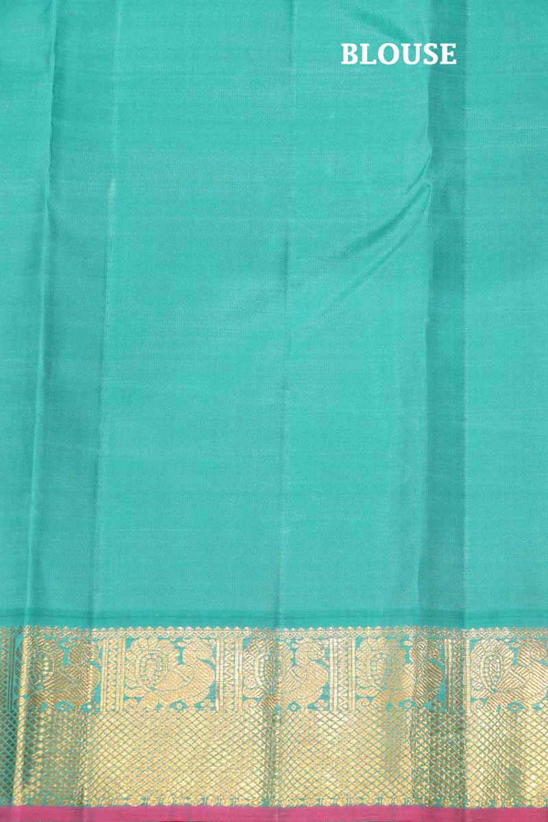 Exclusive Gold &amp; Silver Wedding Kanchipuram Silk Saree AI201551