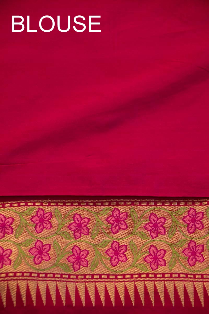 Exquisite &amp; Designer Meenakari Wedding Banarasi Silk Saree AF205378