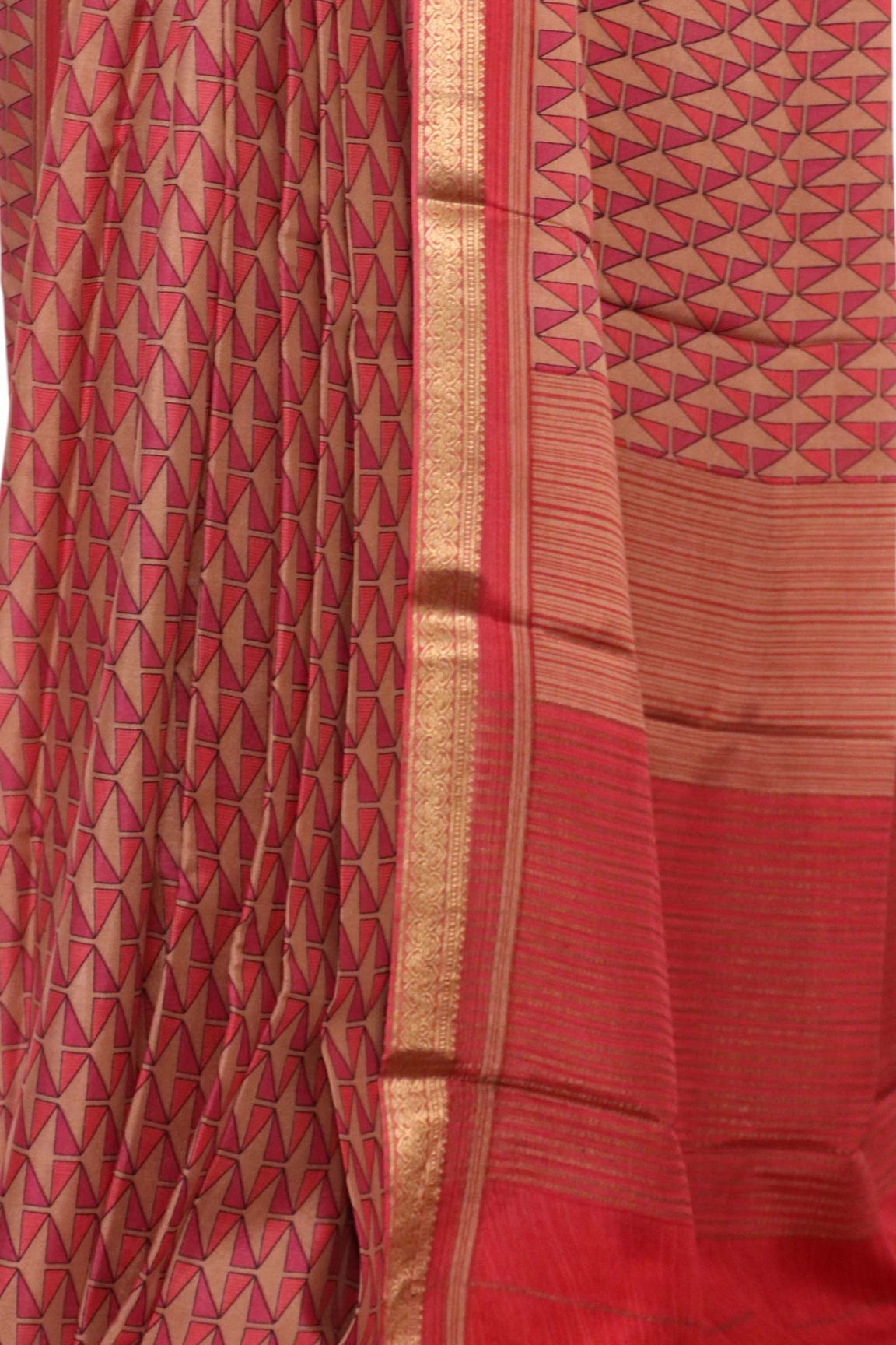 Pure Floral Zari Crepe Silk Saree AL206148