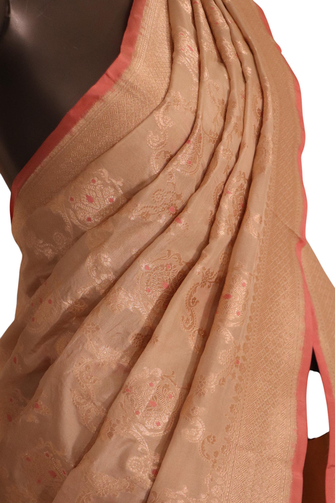 Pure Handloom Meenakari Banarasi Silk Saree AK203325
