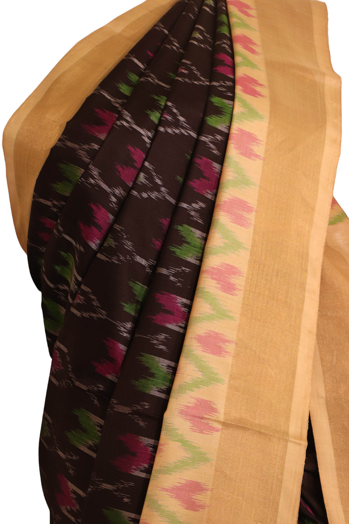 Designer Exclusive Handloom Ikat Soft Silk Saree AJ210730