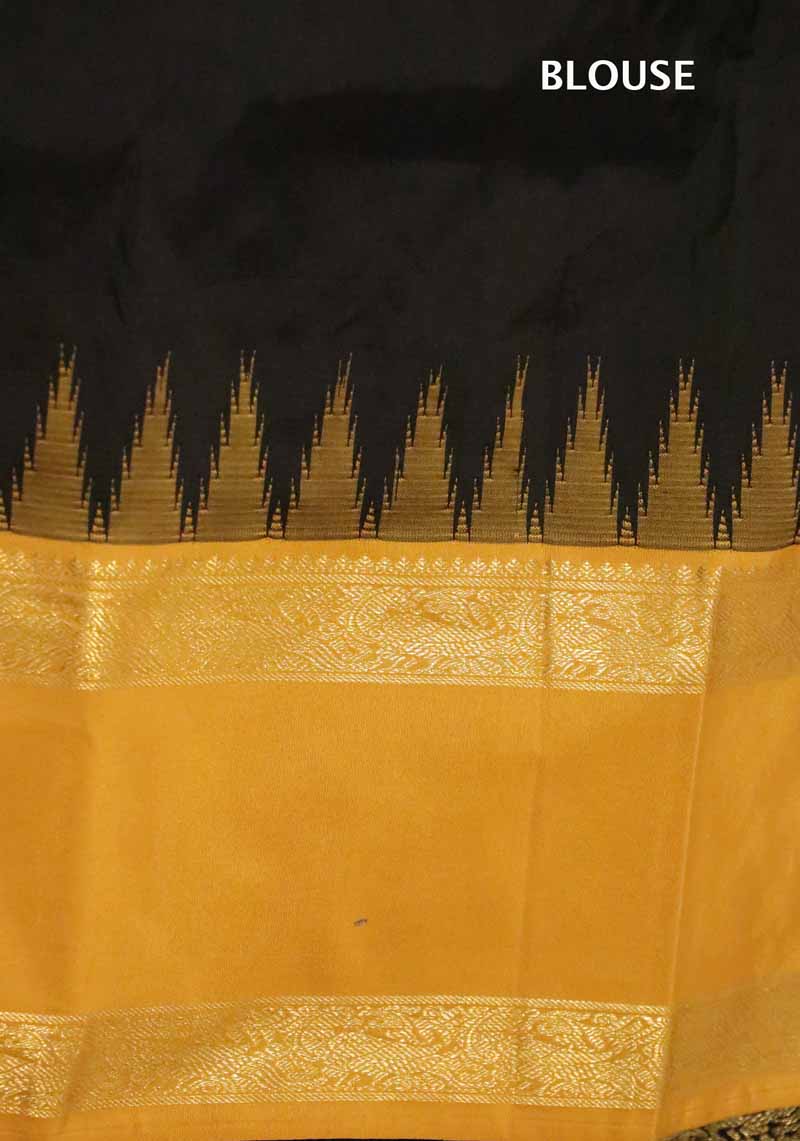 Ganga Jamuna Double Contrast South Silk Saree AI214652
