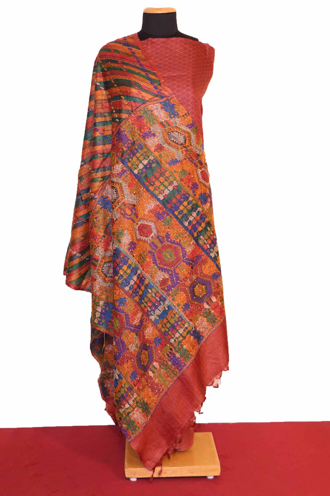 Exclusive Ikat Dupatta Printed Pure Tussar Silk Suit AH204963