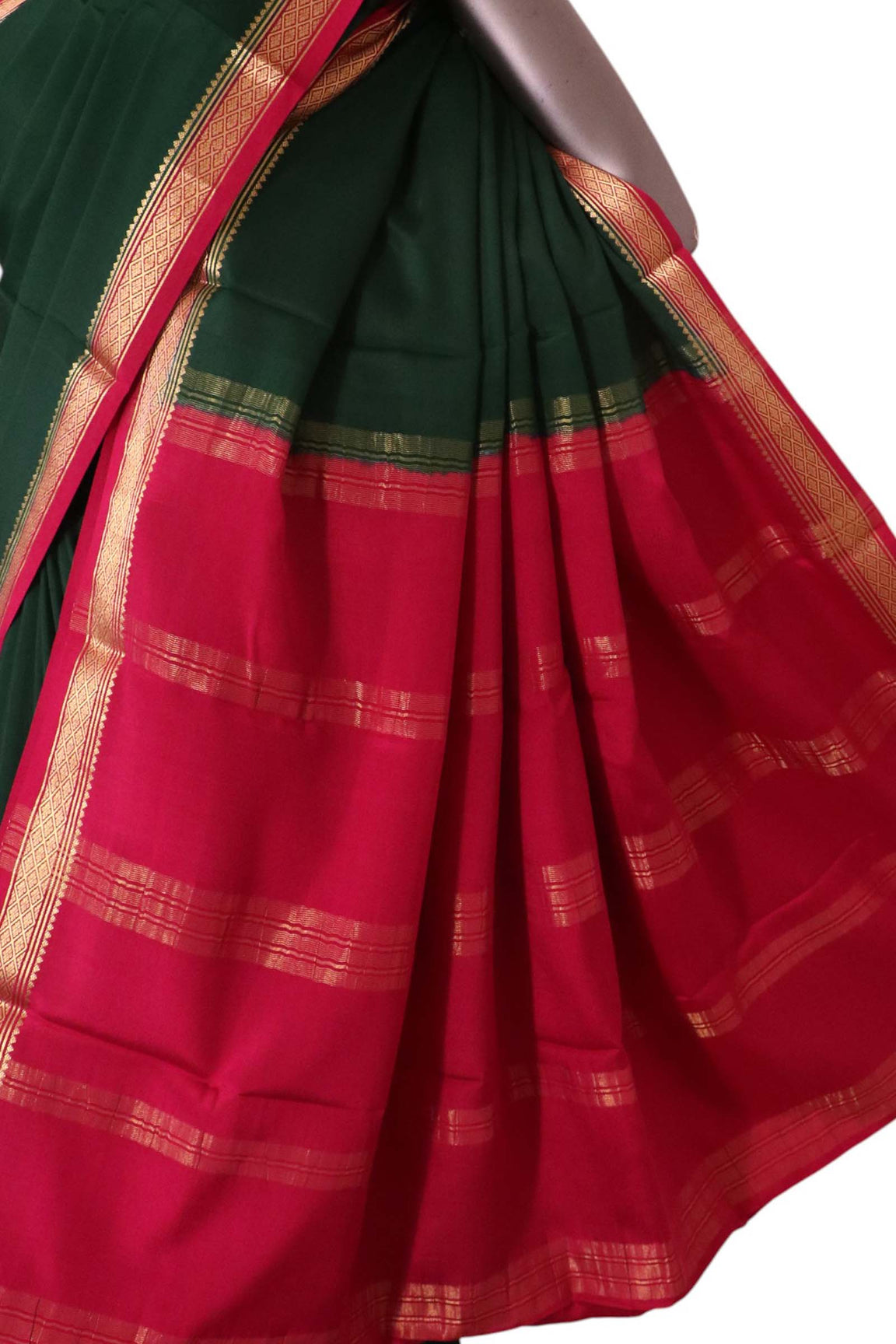 Pure Mysore Crepe Silk Saree AL207225