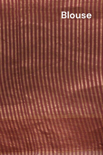 Handloom Pure Tussar Silk Saree AL203721