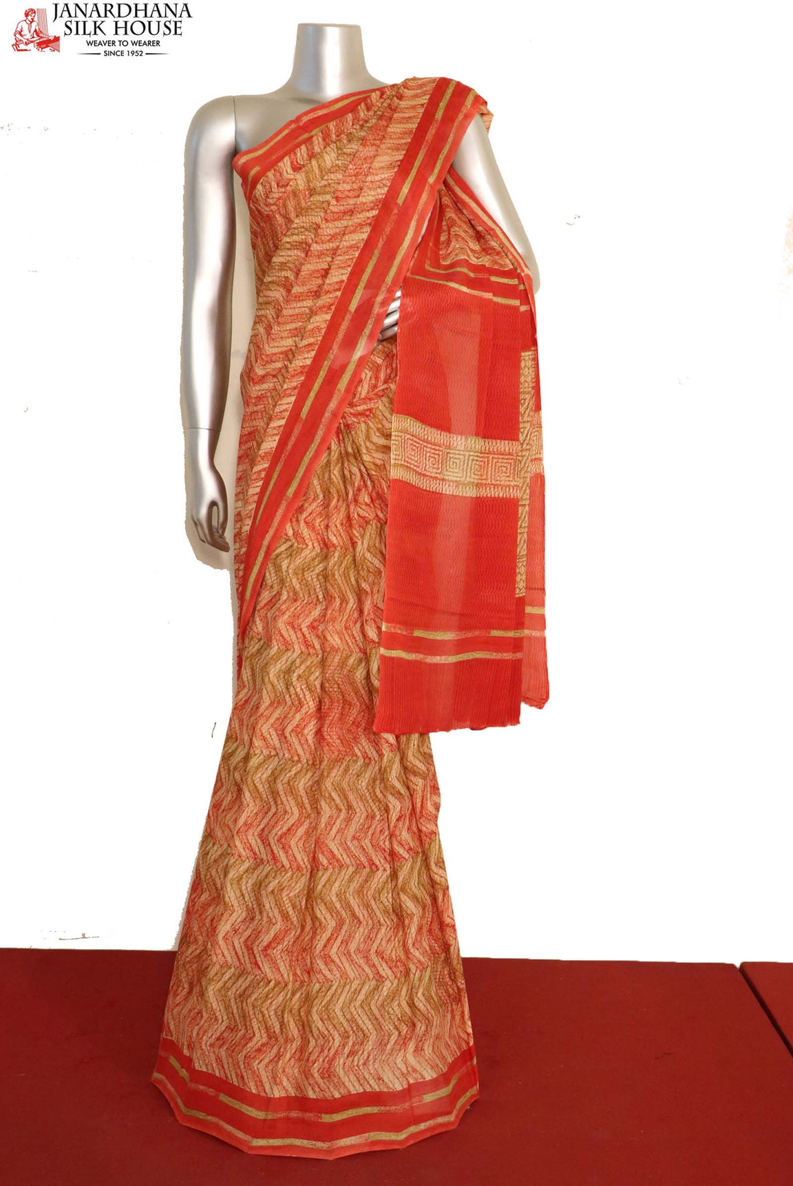 Printed Art Silk Saree AJ200799