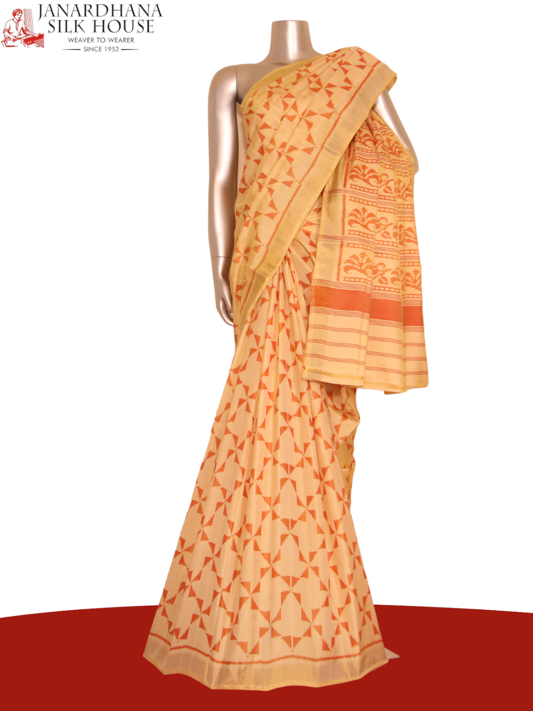 Exclusive Handloom Ikat Patola Silk Saree AJ211696