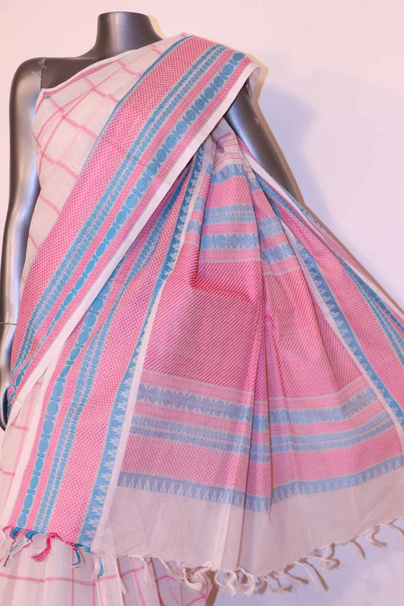 Village Thread Weave Silk Cotton Saree AF201274