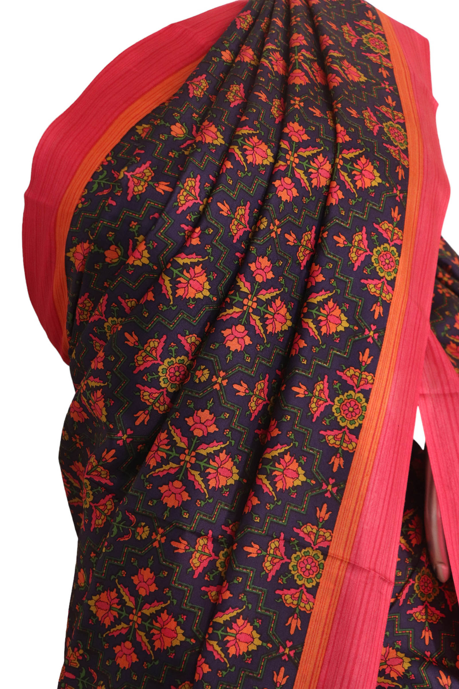 Floral Exclusive Printed Silk Saree AK202329