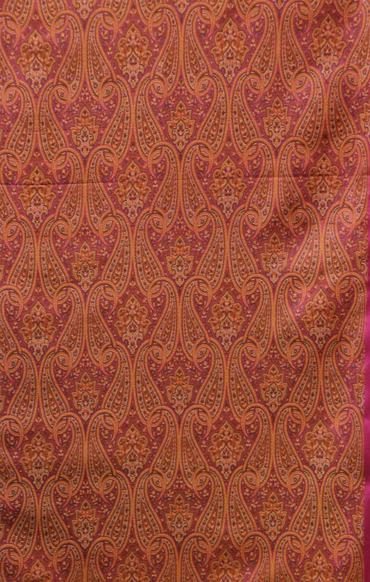 Handloom Pure Jamawar Silk Fabric AC205165