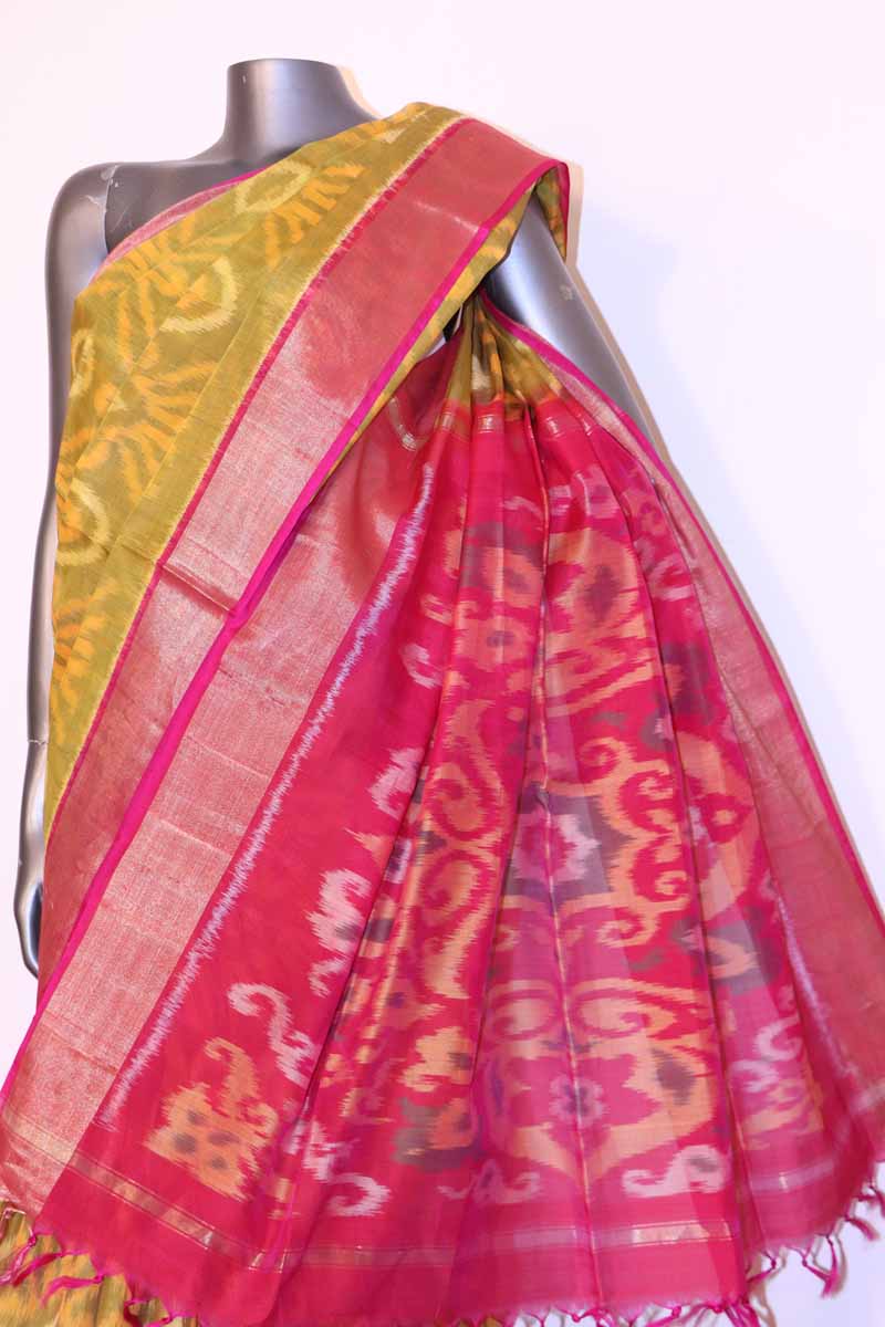 Handloom Pochampally Silk Cotton Saree AI200247