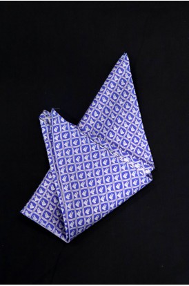 Exclusive Printed Pure Silk Pocket Square