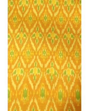 Classic Pure Silk Cotton Ikat ..
