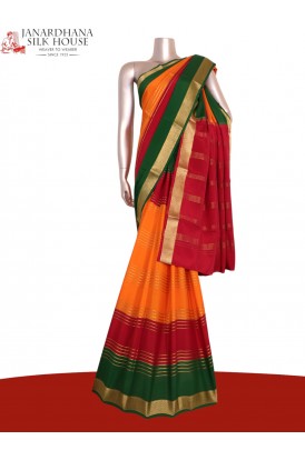 Pure Mysore Crepe Silk Saree