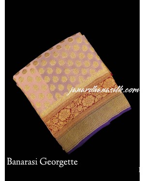 Pure Banarasi Georgette Silk S..