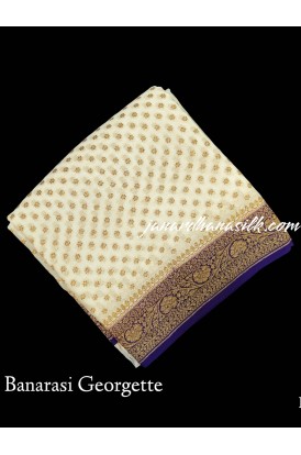 Pure Banarasi Crepe Silk Saree..