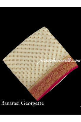 Pure Banarasi Crepe Silk Saree..