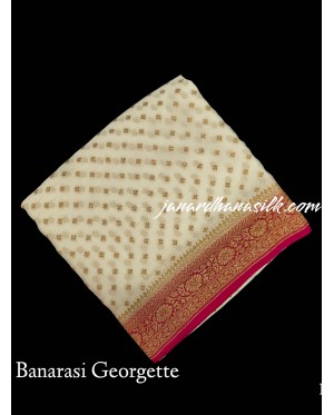 Pure Banarasi Crepe Silk Saree..