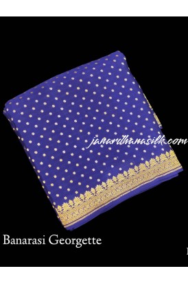 Pure Banarasi Crepe Silk Saree..