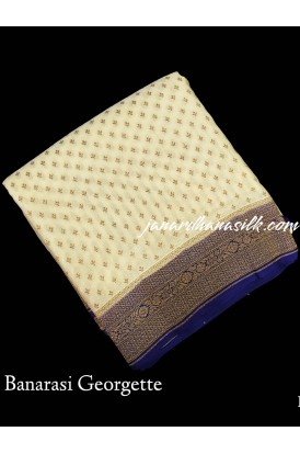 Pure Banarasi Crepe Silk Saree..