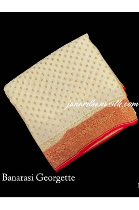 Pure Banarasi Crepe Silk Saree..
