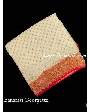 Pure Banarasi Crepe Silk Saree..