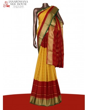 Pure Mysore Crepe Silk Saree..