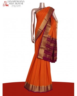 Pure Mysore Crepe Silk Saree..