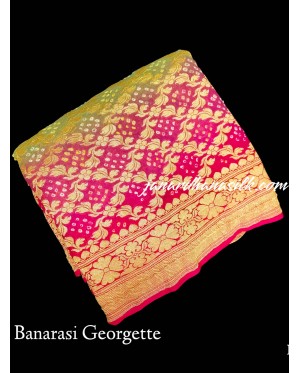 Pure Banarasi Georgette Silk S..