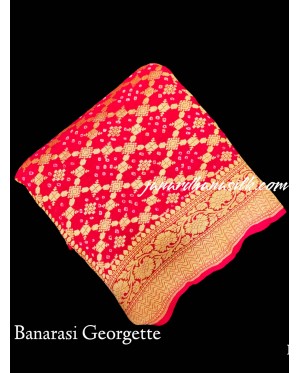 Pure Banarasi Georgette Silk S..