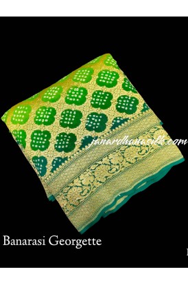 Pure Banarasi Georgette Silk S..