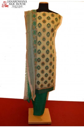 Exclusive Party Wear Pure Cotton Suit