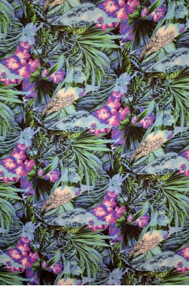 Designer Pure Printed Crepe Silk Fabric