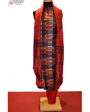 Classic Printed Pure Silk Suit..