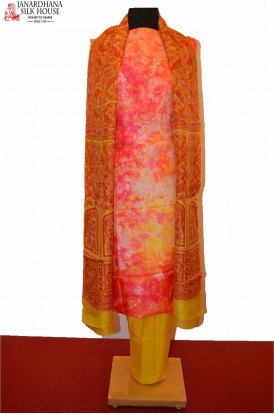 Abstract Exclusive Unstitched Pure Silk Suit