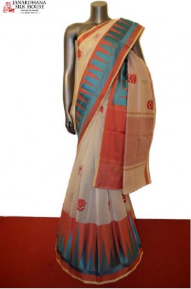  Pure Party Wear Cotton Saree