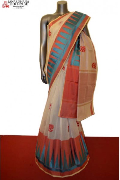  Pure Party Wear Cotton Saree