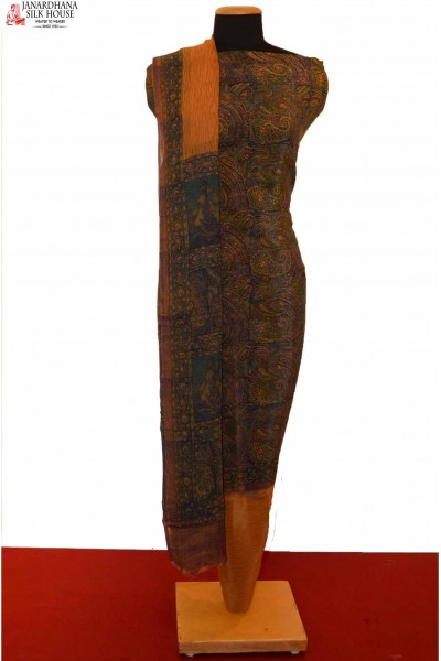 Exquisite & Classic Paisley Heavy Pure Crepe Silk Suit