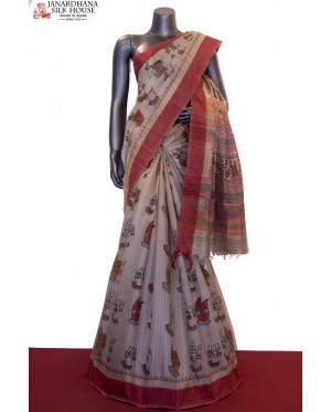 Exclusive Prints Pure Tussar S..