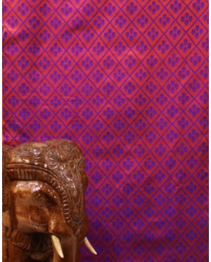 Handloom Pure Jamawar Silk Fab..