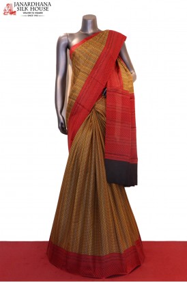 Traditional Prints Pure Printed Silk Saree