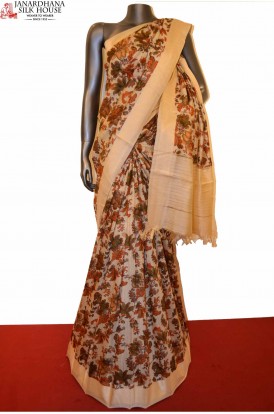AE207584 -Exclusive Party Wear Pure Tussar Silk Saree