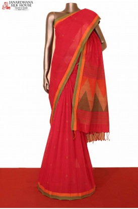 Village Thread Weave Silk Cotton Saree