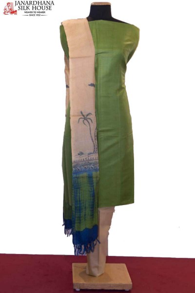 Exquisite Dupatta & Special Handloom Pure Tussar Silk Suit