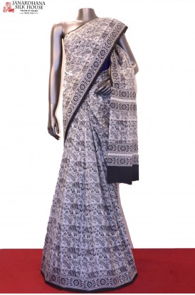 Exclusive Prints Pure Printed Silk Saree