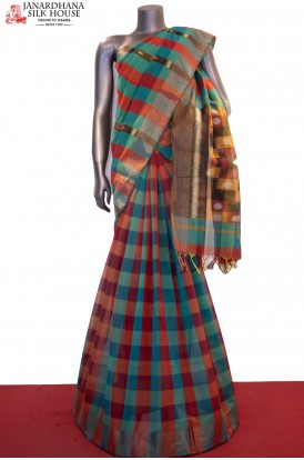 Pochampally & Checks Art Saree